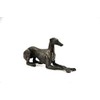 Hot Cast Solid Bronze Greyhound Lying Cross Legged