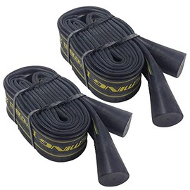 2-Pack Shinko I Tube English Valve 26×1 3/8 Bicycle Tube Easy Installation Without Removing the Wheel