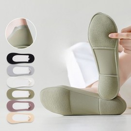Plantar fasciitis overshoes socks cushion pad orthosis protector [plantar fasciitis interphalangeal neuroma insole muscle bottom Positis] Black 3ea