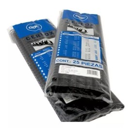 Acco Gbc 100 Arillos De Plástico Cerlox 1/2 Negro 66 A 80hjs 38 Aros