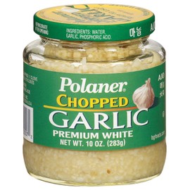 Polaner Premium White Chopped Garlic, 10 Ounce