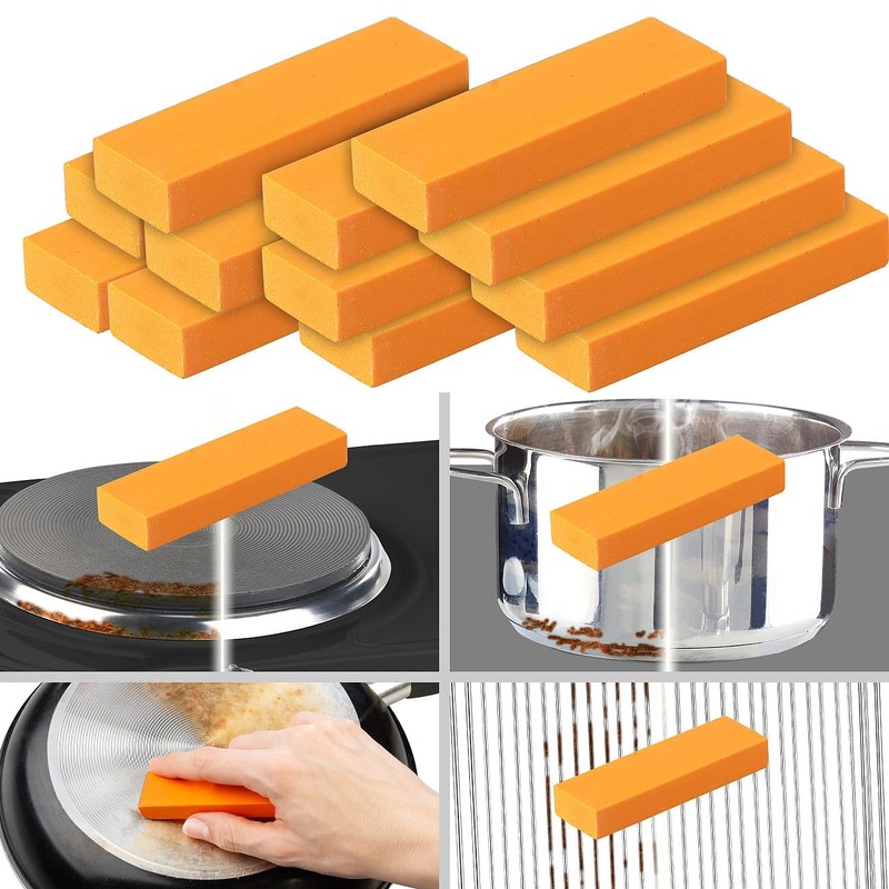 PEARL Set of 12 Stainless Steel Rust Removal Erasers (Lime