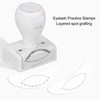 2ml Ink Eyelash Practice Stamp Makeup Aids Lashes Extend Stamp