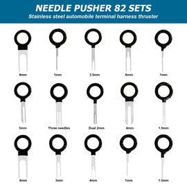 JNNJ 82-Piece Set for Removing Connectors for Cars, Car Cable Plug Removal Tool, Car Release Tool, Pin Tool Terminal Removal Tool Kit