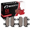 Sixity C6 Ceramic Brake Pads FA121 FA121 Front Rear Replacement