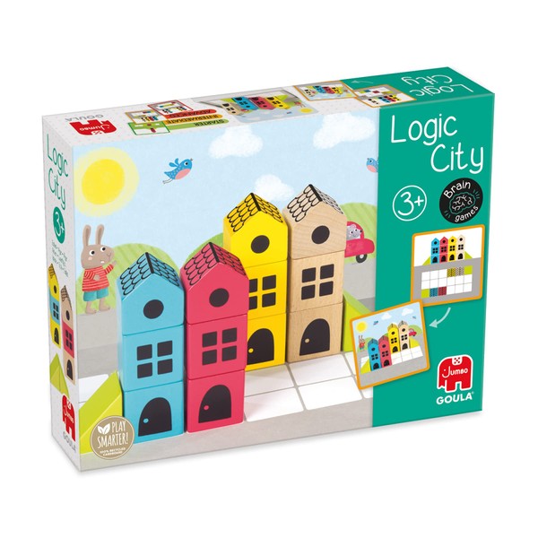 Goula D50200 Logic City Puzzle Game, Multicolour