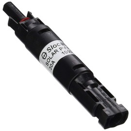 Renogy 30A Male and Female Connector Waterproof in-Line Fuse Holder, 30A, Black