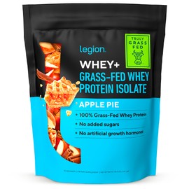 LEGION Whey+ Protein whey Isolate from Grass Fed Cows - Whey Protein Isolate Powder Low Calorie, Non-GMO, Sugar Free, Lactose and Gluten Free, All Natural Protein Powder for Men & Women (30 Servings)