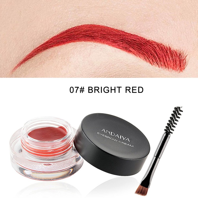 MAEPEOR 12 Colors Eyebrow Pomade Full-pigmented Long Lasting Waterproof Eyebrow