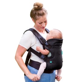 Infantino Flip 4-in-1 Convertible Baby Carrier - Black Denim