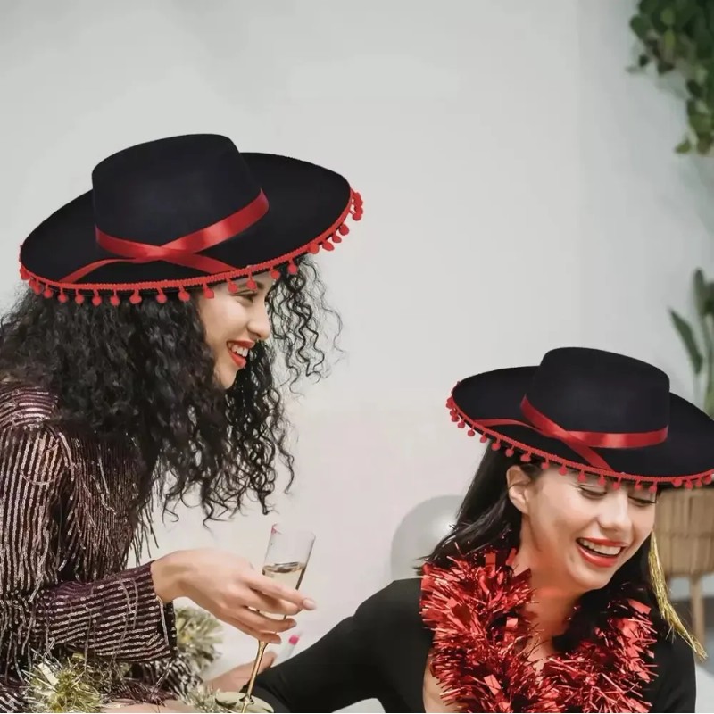 W^ ^ Gorro De Disfraz De Flamenco Español Para Fiestas