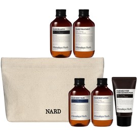 5 types of NAD travel kit + cotton pouch, 1 set / 나드 트래블키트 5종 + 코튼파우치, 1세트