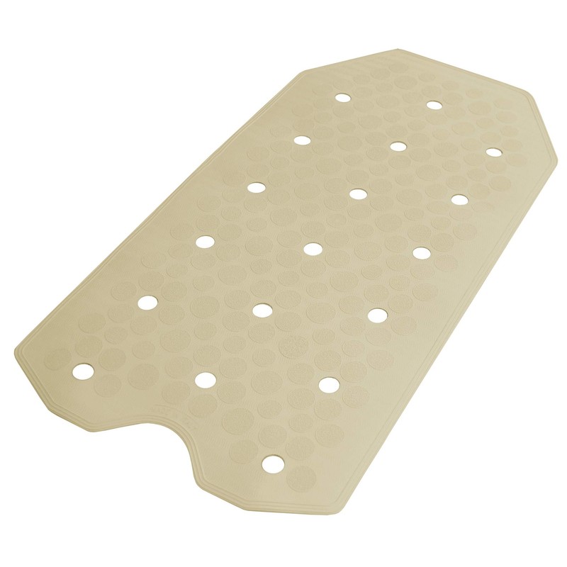 Lashuma Sissi Safety Insert with Dots Motif, Plain Bath Mat,