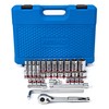 Neiko 02513A 3/8-Inch-Drive Ratchet and Socket Set, 53-Piece, Standard and