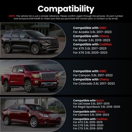 Fuel Injectors Compatible with Chevy Colorado GMC Canyon 2017-2022 Acadia 2017-2023 Camaro 2016-2023 Blazer 2019-2023 Buick LaCrosse 2017-2019 & ATS CT6 CTS XT5 XT6,3.6L,12647362 GDI Set of 6