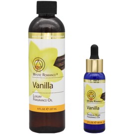 The Home of Fragrances - Set of 2 Bottles of Fragrance Oils - 2oz & 8oz (Vanilla)