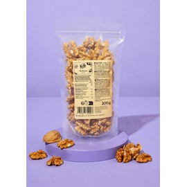 KoRo - Große extra helle Walnusskerne 200 g - Ohne Schale - Ohne Zusätze - Knackig - Naturbelassen - Als Snack, zum Kochen oder Backen