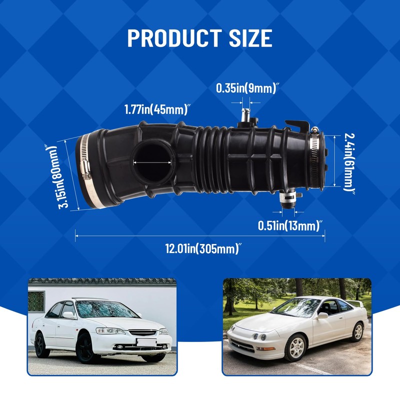 17228-P8A-A01 Air Intake Hose Tube Compatible with Honda Accord EX