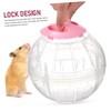 Generic 4 Pcs Hamster Running Balls Pink Transparent Exercise Balls