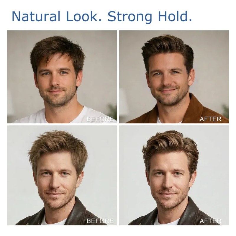 Arcilla Para El Cabello Presmarity Para Hombre, Fijación Fue