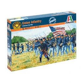 Italeri 6177 Union Infantry Amerikanisch Modellbausatz, Blau, Weiß, S