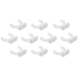 Creative Hobbies White Plastic Mounting Bracket for Night Light Shade - Clips onto Night Light Module Base - Pack of 10