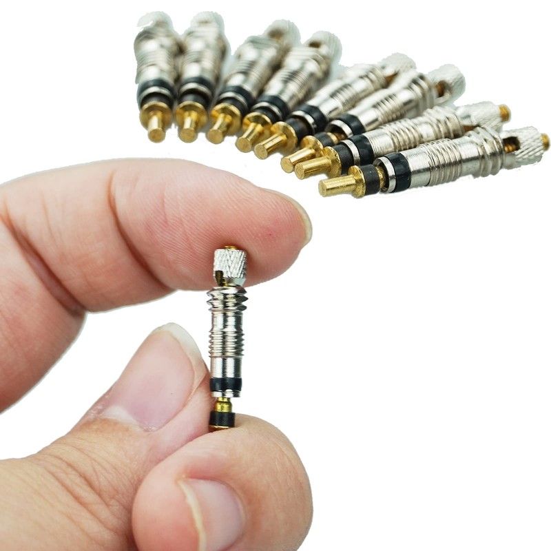 12 Pieces Presta Valve Cores Presta Valve Cores with 1