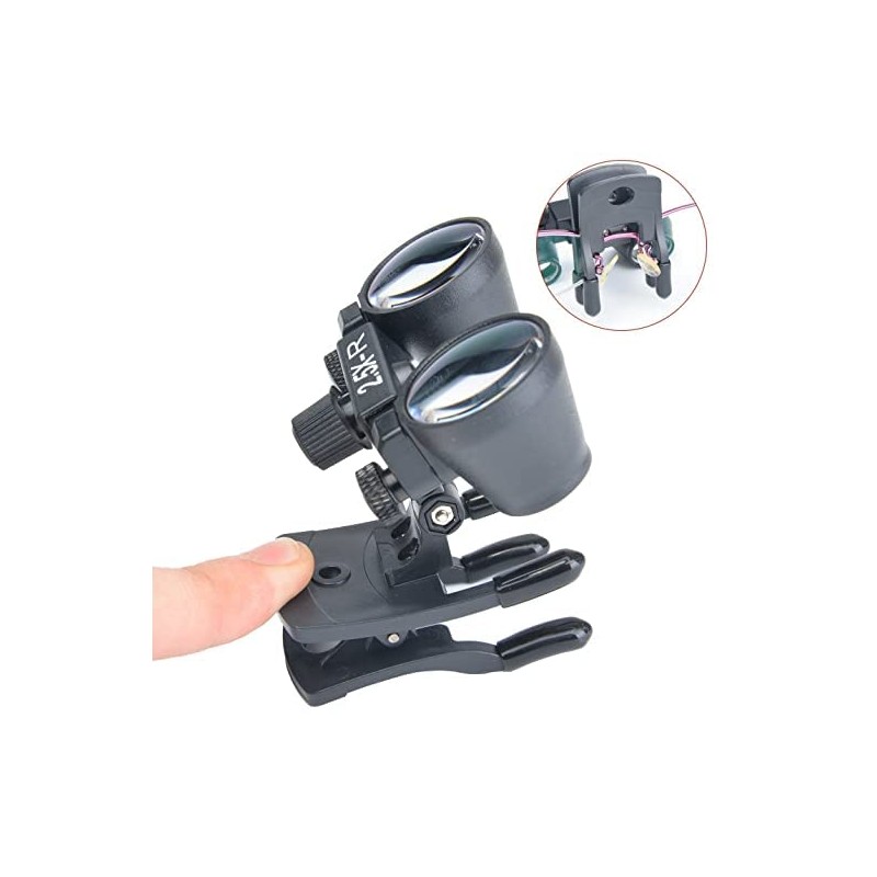 Global-Dental Binocular Surgical Loupes Glasses Magnifier Plastic Clip for All
