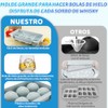 SlowTon Moldes y Bandejas para Cubitos de Hielo, Moldes para