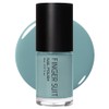 Fingersuit Nail Polish, 1 pc, 8ml, Vintage Blue / 핑거수트 네일 폴리쉬, 1개, 8ml, 빈티지 블루