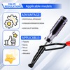 Valve Lash Adjustment Tool with Angled Feeler Gauge, Compatible with