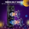 6000W Portable Bluetooth Speaker Party Subwoofer Heavy Bass Sound System