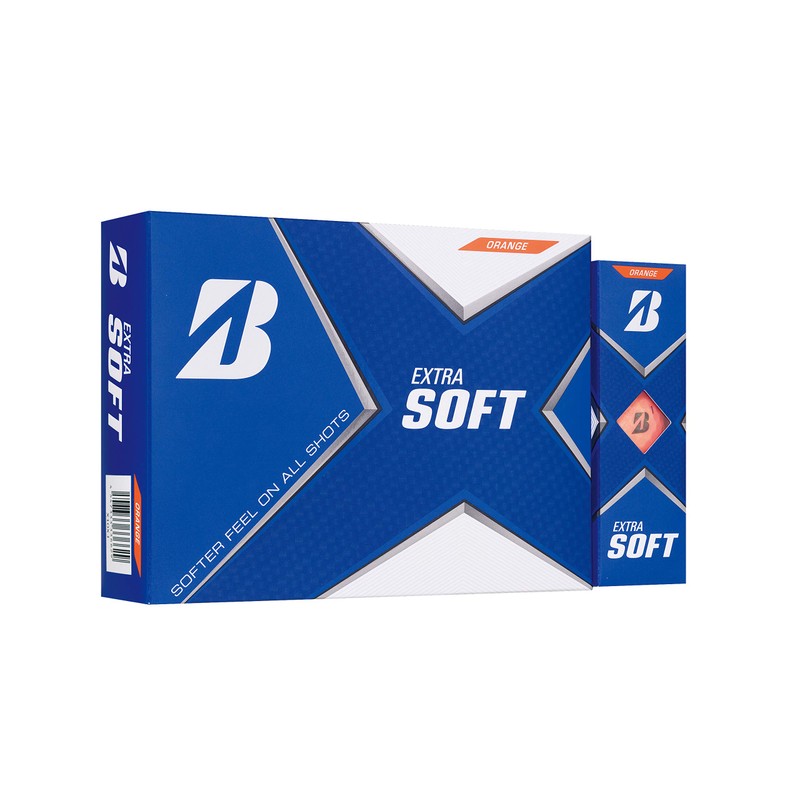 Bridgestone Extra Soft Golf Balls, 2021 Model, 12 Balls, Orange
