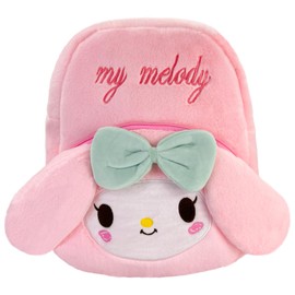 ROFOLO Cute Plush Backpacks, Aesthetic Accessories Backpack for Women, Adult, Kawaii Cartoon Backpack for Birthday, Christmas, New Year (Pink-Large)