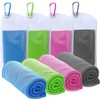 KATELUO Pack of 4 Cooling Towels, Sports Towel, Ice Towel,