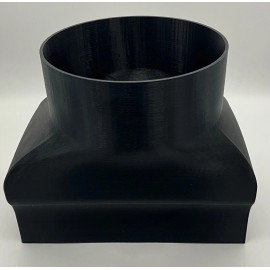 Goldshell Box II - Back Exhaust 6" Duct - Fan Shroud Crypto ASIC Miner - AE-BOX