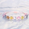 KELITCH Moon Stone Beads Bracelets Colourful Strands Bracelets Beach Bangles