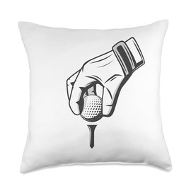 Gofl Player Golf Ball Golf glove men woman Throw Pillow