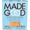 MadeGood Vanilla Crispy Squares, 6 Healthy Snacks, 0.78oz