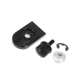 PARSLUCK Black Seat Bolt Tab Screw Quick Mount Knob Nut Cover Kit for Harley Davidson Road King Softail 1996-2020 Stable
