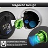 ROMELACK Green Magnetic Diesel Fuel Cap 6061 Aluminum Compatible with
