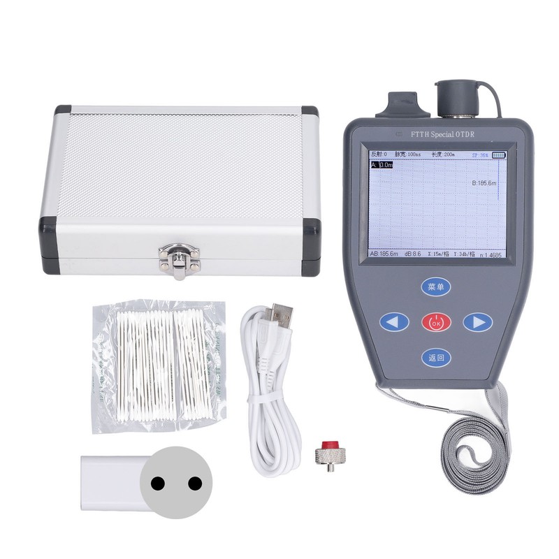 LCD OTDR Optical Time Domain Reflectometer Optical Power Meter Fiber