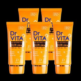 Dr. Vita Non-sticky Daycell Dr. Vita Vitamin Sun Cream 50g (5 packs) / 끈적임 없는 데이셀 닥터비타 비타민 선크림 50g 5개