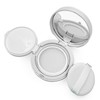 DIY Empty Sunscreen Cushion Case with Mesh Net - Foundation Compact Container for Cosmetic Refill Mini 3ea