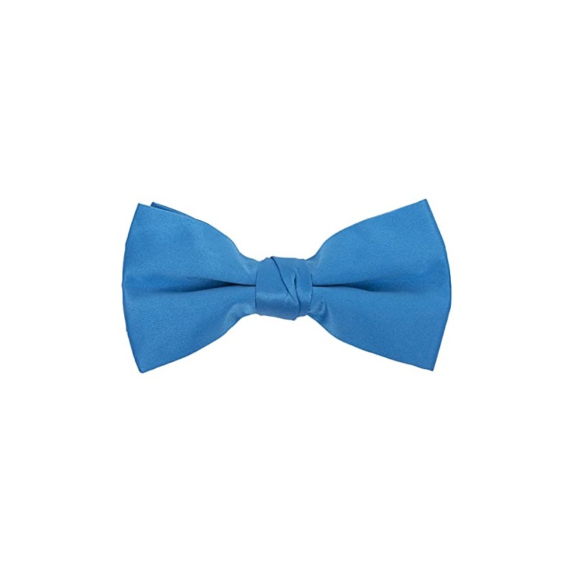 boxed-gifts Mens Clip On Bow Tie - Solid Color Bowties