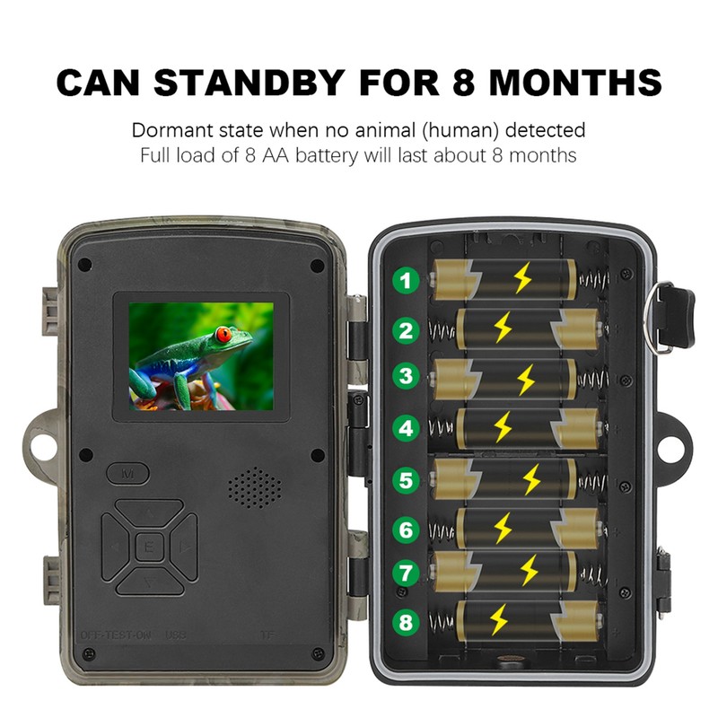 16MP High Definition 1080P Infrared Night Vision Monitoring Waterproof Hunting