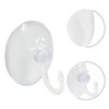 Bonsicoky 12 Pcs Suction Cups with Hooks, 30 mm Clear