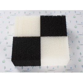 LTWHOME Compatible Foam Filters and Carbon Filters Set Suitable for Interpet PF2 Internal Filter(Pack of 24)