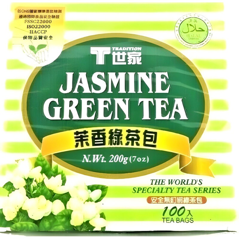 Tradition Jasmine Green Tea Bag (100 bags) 200g (7 oz)