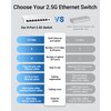 BrosTrend 8-Port 2.5G Network Switch, Multi-Gigabit Unmanaged Ethernet Switch, Plug